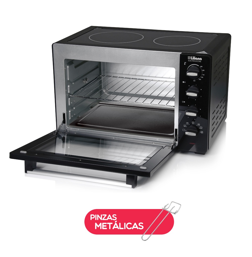 Horno Eléctrico con Anafe Liliana 45 Litros Electrocuccine AO145V – Dapas  Hogar