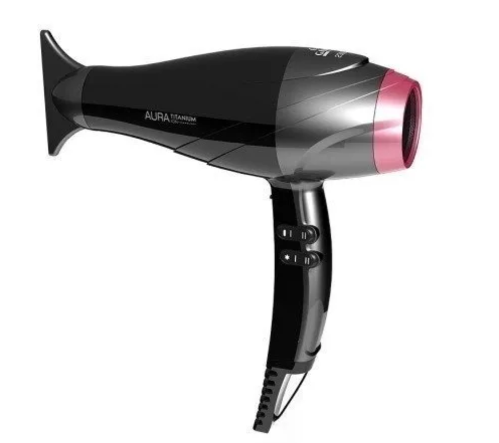 Secador De Pelo Gama Aura Titanium 2400W – Dapas Hogar