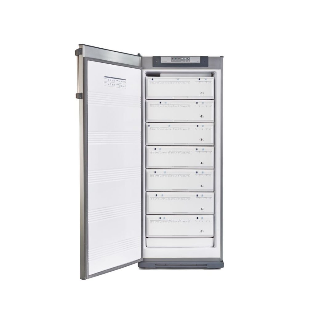 Freezer Vertical Kohinoor GSA2694/7 250 lts Acero Dapas Hogar