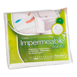 CUBRECOLCHÓN 80X190 IMPERMEABLE FIBERBALL