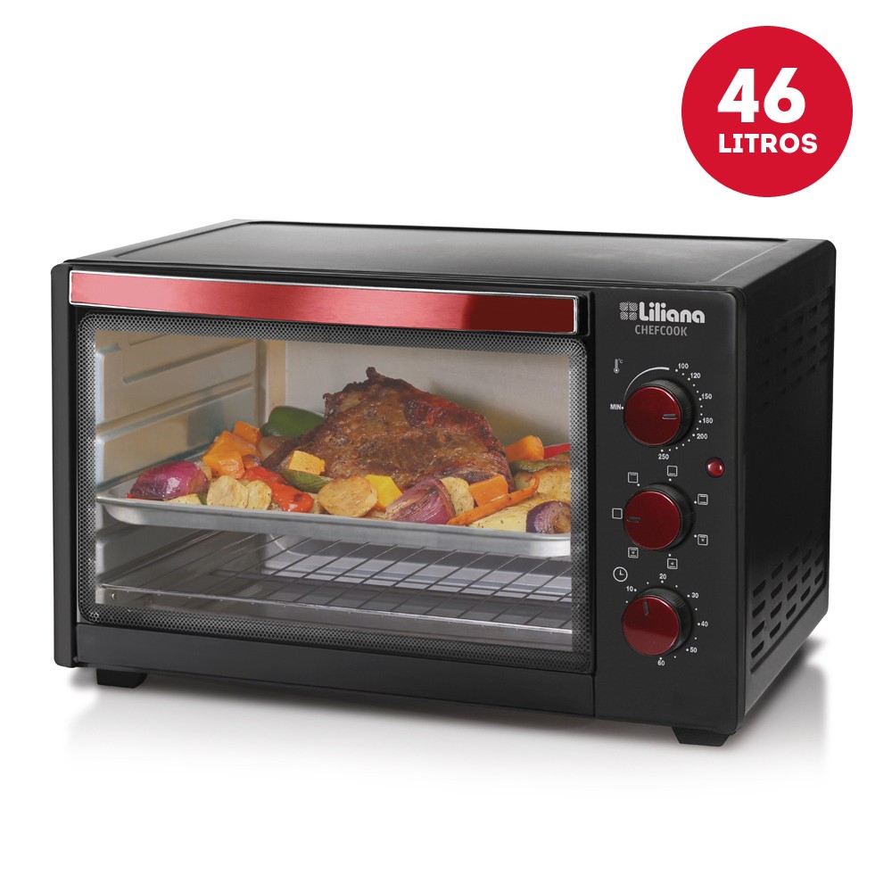 HORNO ELÉCTRICO LILIANA 2200W CHEFCOOK – Dapas Hogar