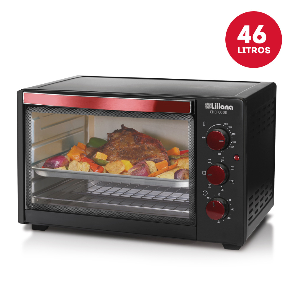 HORNO ELÉCTRICO LILIANA 2200W CHEFCOOK – Dapas Hogar